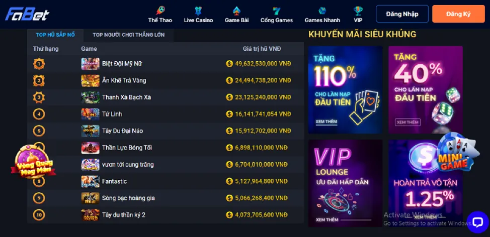 Chương trình VIP 911win
